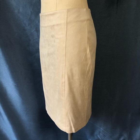 DKR Faux Suede Pencil Skirt - Picture 2 of 6